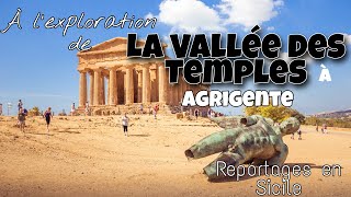 À la découverte de la Vallée des Temples à Agrigente reportage 33 [upl. by Ahsinwad]