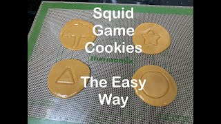 Making Squid Game Cookies The Easy Way [upl. by Hagerman]