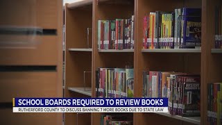 Rutherford County to discuss banning books under state law [upl. by Anerb561]