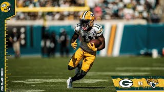 Malik Willis 51yard Bomb To Jayden Reed  Packers vs Jaguars [upl. by Akemyt]