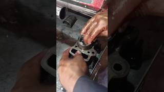 Motorcycle Engine piston fitting cylinder diesel polish subscribe mechancial shortsfeed machine [upl. by Ailemaj]