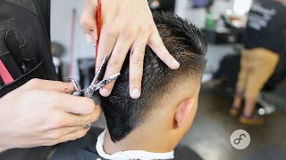 Como hacer una CRESTA MODERNA  Tutorial de Barberia by David Falla [upl. by Mac]