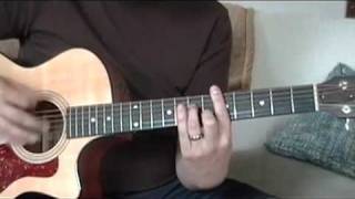 Moondance Guitar Tutorial Part2 [upl. by Ahsiat]