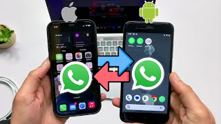 How to Transfer WhatsApp Chats from Android to iPhone without Factory Reset 2023 [upl. by Oilla]