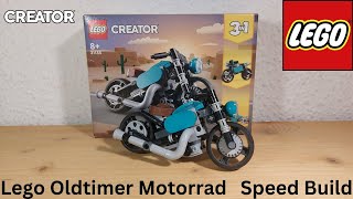 Lego Creator 3in1 31135 Oldtimer Motorrad  Speed Build [upl. by Aveline82]