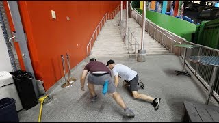 Battling for baseballs at Marlins Park [upl. by Rand]