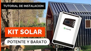 ENERGÍA GRATIS 🌞 Kit Solar Potente y Económico ideal para casa de campo Inversor Cargador ENERTIK [upl. by Emmery]