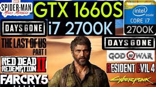 GTX 1660 Super  i7 2700k  Test In 8 Games [upl. by Nylannej]