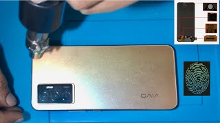 Vivo V23E 5G Display Replacement Tutorial OLED 4K In Display Fingerprint Combo [upl. by Mure]