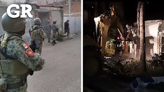 Pelean pobladores con Ejército y destruyen MP en Guerrero [upl. by Marolda667]