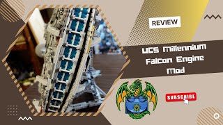 UCS Millennium Falcon Engine Mod  Lego Star Wars set 75192  Webrick MOC build [upl. by Cirde273]