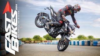 HOW TO DO A STOPPIE ON A MOTORCYCLE  ABC Of Stunting [upl. by Atikir]