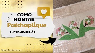 passoapasso como montar um trabalho em patchaplique [upl. by Nrubliw]