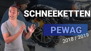 Schneeketten pewag 🥦 Unsere TOP 3 November 2018 [upl. by Orlan764]