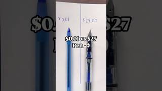 2700 pen vs 001 pen 😱 vs expensive fashion versace pen testing shorts short viral [upl. by Shewmaker]