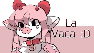 Strawberry Cow  Test  FlipaClip Animation [upl. by Lener]