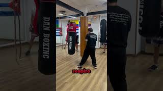 💥 TRABAJO BASICO DE SACO💥 boxeo boxeoparaprincipiantes entrenamientoboxeo boxeoespañol [upl. by Annodam]