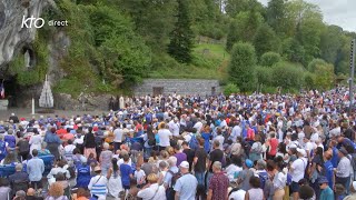 Chapelet du 15 août 2023 à Lourdes [upl. by Dnilazor624]