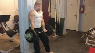 70 kg strict curl 87 kg bodyweight [upl. by Tyree]