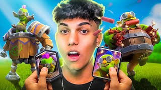 USEI AS 2 NOVAS CARTAS MÁQUINA GOBLIN E GOBLIN DEMOLIDOR NO CLASH ROYALE GAMEPLAY COMPLETA [upl. by Sly]