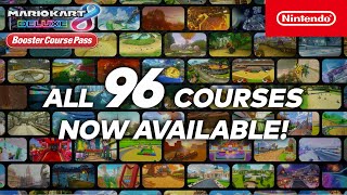 All 96 Courses in Mario Kart 8 Deluxe and Mario Kart 8 Deluxe – Booster Course Pass [upl. by Nirrej]