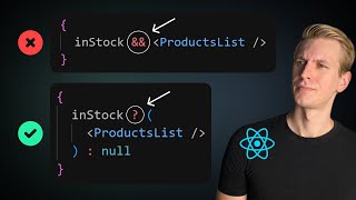 Stop Conditional Rendering in React Without Knowing This ampamp vs Ternary Operator [upl. by Elleinahc]