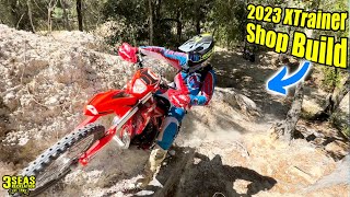 2023 Beta XTrainer 300 2Stroke at Florida Croom Ride Park Hard Enduro Bike First Ride [upl. by Kemppe]