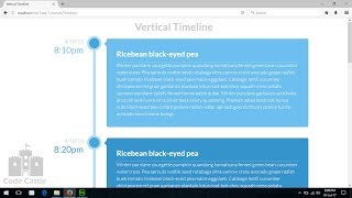 Vertical Timeline Using Css Web Design Timeline Template Make A Timeline [upl. by Ttenaj]