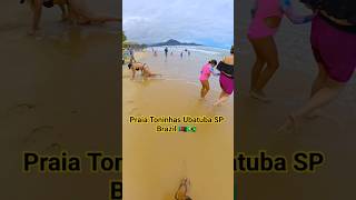 praia Toninhas Ubatuba SP Brazil 🇧🇩🇧🇷beachwalkbrazil brazilbeaches beachlife bd somoynews360 [upl. by Enidualc]