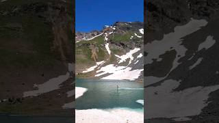 epic pondskim in Colorado skiing pondskim [upl. by Johppa]