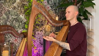 Enchanted Celtic Harp Music  Natural Sleep Aid  Peaceful Meditation  Stress Release Sound Healing [upl. by Ettedo818]