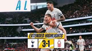 TOTTENHAM HOTSPUR 31 NOTTINGHAM FOREST  PREMIER LEAGUE EXTENDED HIGHLIGHTS [upl. by Dey804]