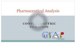 Pharmaceutical Analysis Complexometric titration [upl. by Elorak]