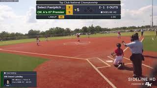 OK As 07 Premier vs Select Fastpitch 16U 20240619 [upl. by Forester]