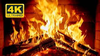 🔥 Cozy Fireplace 4K 12 HOURS Fireplace with Crackling Fire Sounds Crackling Fireplace 4K [upl. by Olinad966]