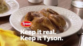 Tyson LemonGarlic Cornish Hen [upl. by Ahsinoj38]