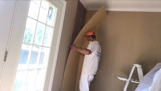 Como reparar pared de madera fácil y rápido [upl. by Latt350]