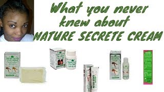 What you never knew about NATURE SECRETE CREAM NATURE SECRETE LIGHTENING BODY LOTION TONER [upl. by Beebe]