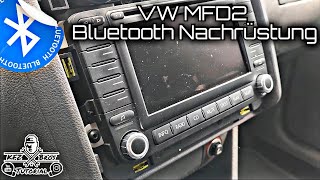 VW Touran 1T  MFD2 Bluetooth Nachrüstung  Radio amp Navisystem ausbauen  Anleitung  Retrofit [upl. by Dressel984]