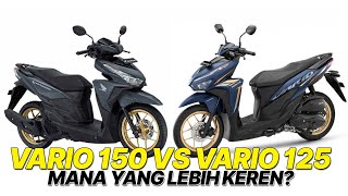 VARIO 125 TERBARU 2021 VS VARIO 150 VELG GOLD MANA YANG LEBIH KEREN [upl. by Venita]