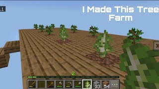 I Made A Tree FarmOne BlockFive Playz [upl. by Zusman314]