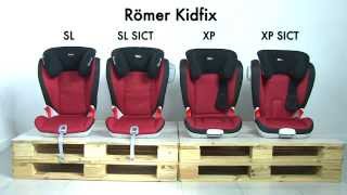 Römer Kidfix  Diferencias entre modelos  SillaCocheBebecom [upl. by Nava]