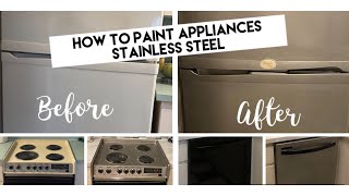 How to Paint Appliances  SAVE HUNDREDS [upl. by Amanda]