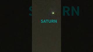 Saturn visible from iPhone 15 Pro Max with Uranus possibly next to it [upl. by Ponzo378]