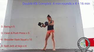 20minute Advanced Kettlebell Workout [upl. by Burroughs]