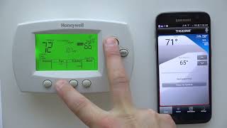 Com restablir la connexió wifi al vostre termòstat Honeywell Home FocusPRO  IGSA [upl. by Esaj418]