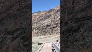 Lowest point in the USA 282 ft below sea level roadtrip deathvalley shorts [upl. by Burget]