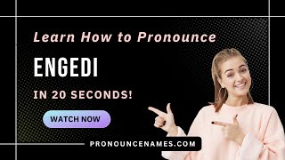 Learn how to pronounce Engedi Wales UK with Audio and Phonetic Spelling [upl. by Craw753]