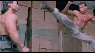 Double Impact Fight Scene  Van Damme vs Bolo HD [upl. by Seaton]