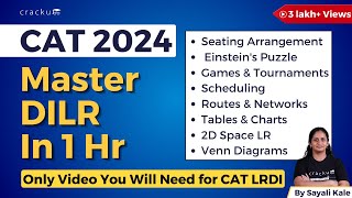 CAT 2024 Complete LRDI Revision  Master DILR for CAT in 1 hour  Master Every CAT LRDI Topics [upl. by Nonad]